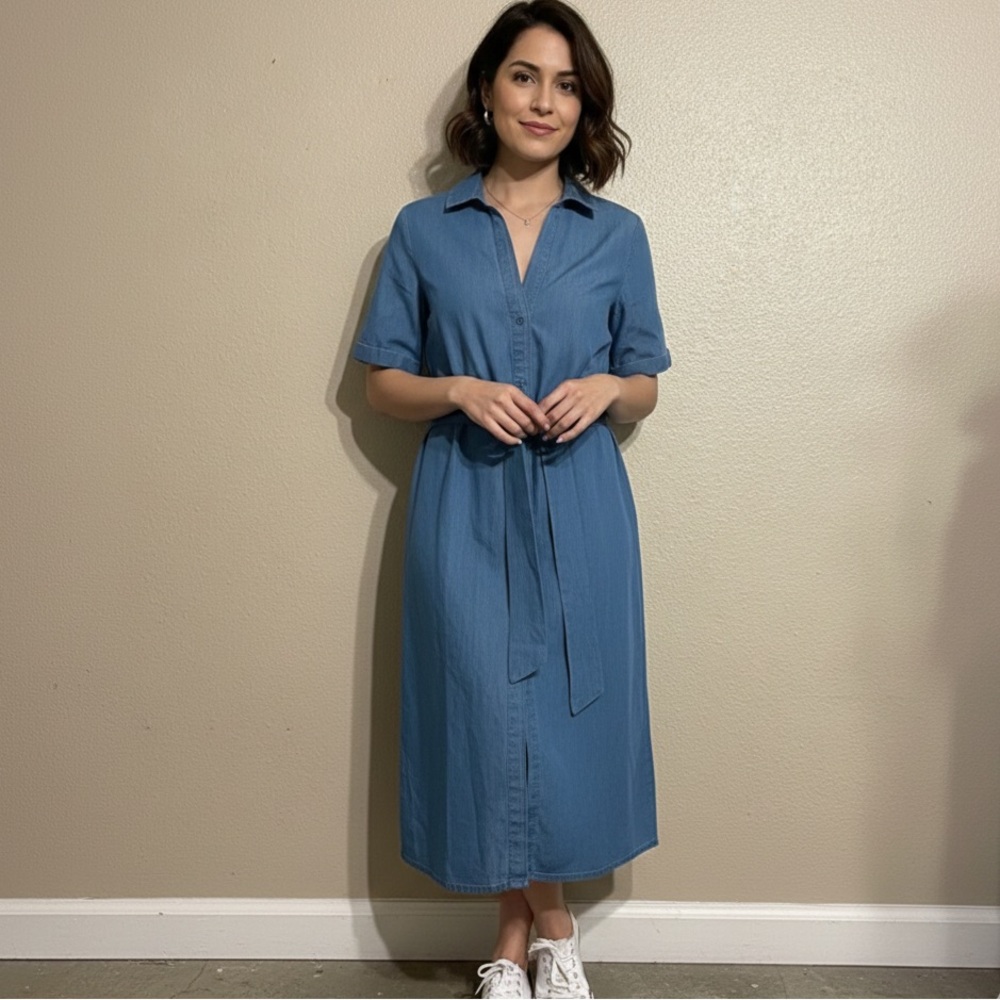 NWT‎ BCBGeneration Cambray side slits Festival Boho Midi Dress